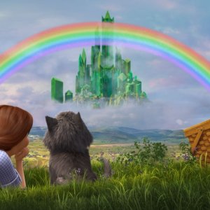 Il magico mondo di Oz: Dorothy con il suo cagnolino Toto in una scena del film