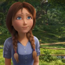 Il magico mondo di Oz: la piccola Dorothy in una scena del film animato