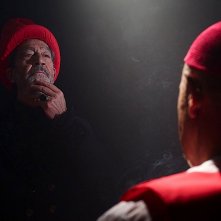 Ore diciotto in punto: il Direttore Superiore (Lollo Franco) e Paride (Paride Benassai) in una scena