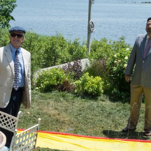 Mai così vicini: Michael Douglas con Rob Reiner in una scena del film