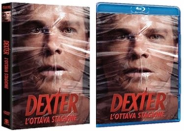 Le cover del Dvd e del Blu-ray di Dexter - Stagione 8