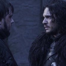 Il trono di spade: Kit Harington e John Bradley nell'episodio The Watchers on the Wall