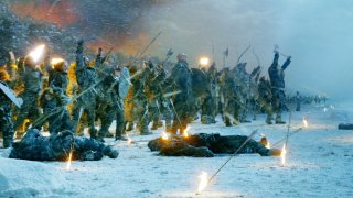 Il trono di spade: una scena dell'episodio The Watchers on the Wall