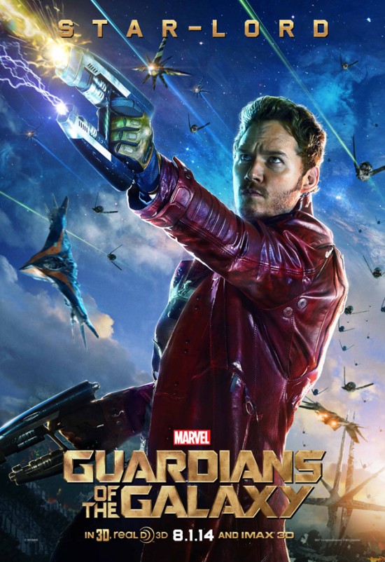 Guardians Galaxy Star Lord Poster 550X802