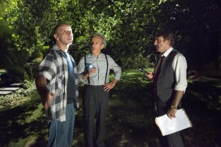 Il ricco, il povero e il maggiordomo: Aldo, Giovanni e Giacomo in una scena del film