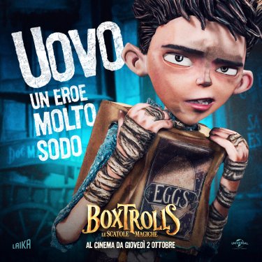 Boxtrolls - Le scatole magiche: il character banner italiano di Uovo