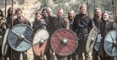 Vikings: una scena di battaglia nell'episodio Brother's War