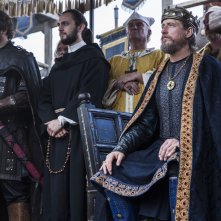 Vikings: George Blagden e Linus Roache nell'episosdio Blood Eagle