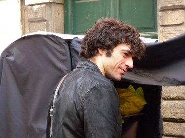 Fratelli unici: Luca Argentero sul set del film