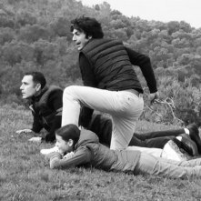 Fratelli unici: Raoul Bova con Luca Argentero sul set