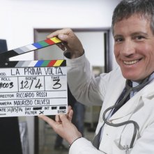 La prima volta di mia figlia: Riccardo Rossi nella prima immagine dal set del film