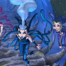 Winx Club - Il mistero degli abissi: le perfide Trix in una scena del film