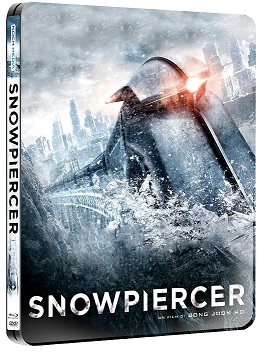 La cover della steelbook di Snowpiercer