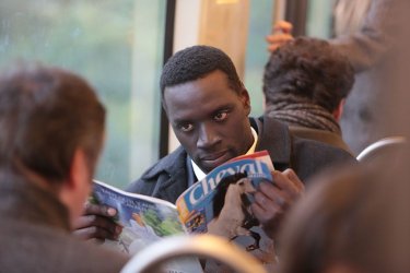 Omar Sy in a scene from the film 