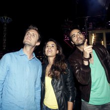 Babysitting: Tarek Boudali, Philippe Lacheau e Alice David in una scena del film