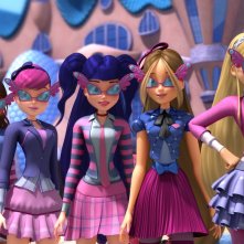 Winx Club - Il mistero degli abissi: le fatine di Igino Straffi in una scena del film d'animazione
