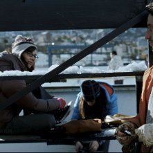 Diego Peretti con María Casali in una scena de La ricostruzione