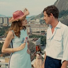 L'uomo di Rio: Jean-Paul Belmondo e Françoise Dorléac in una scena del film