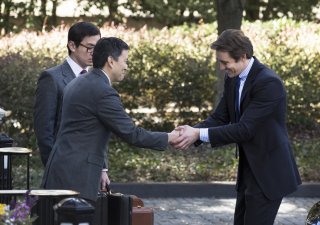 Halt and Catch Fire: Lee Pace, Han Soto e Scott Takeda nell'episodio Adventure
