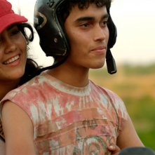 Carlos Humberto Hernandez con Myruam Gutierrez in una scena di Mateo