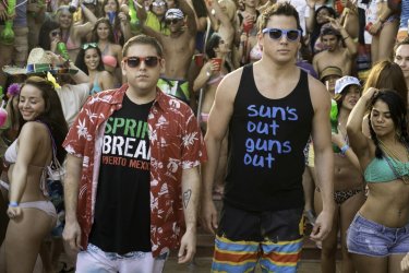 22 Jump Street: Channing Tatum con Jonah Hill in una scena del film