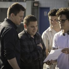 22 Jump Street: i due registi del film sul set con Channing Tatum e Jonah Hill