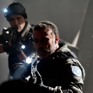 2047 - Sights of Death: Maio Opinato con Marco Bonini in una scena del film