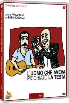 La cover del DVD di L'uomo che aveva picchiato la testa
