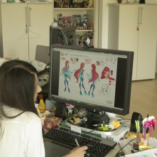 Winx Club - Il mistero degli abissi: un animatore al lavoro sui personaggi del film