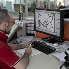 Winx Club - Il mistero degli abissi: uno degli animatori al lavoro sul film