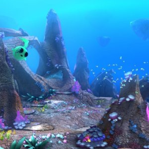 Una scena sottomarina tratta da Winx Club - Il mistero degli abissi