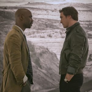 Halt and Catch Fire: D.B. Woodside e Lee Pace nell'episodio Giant