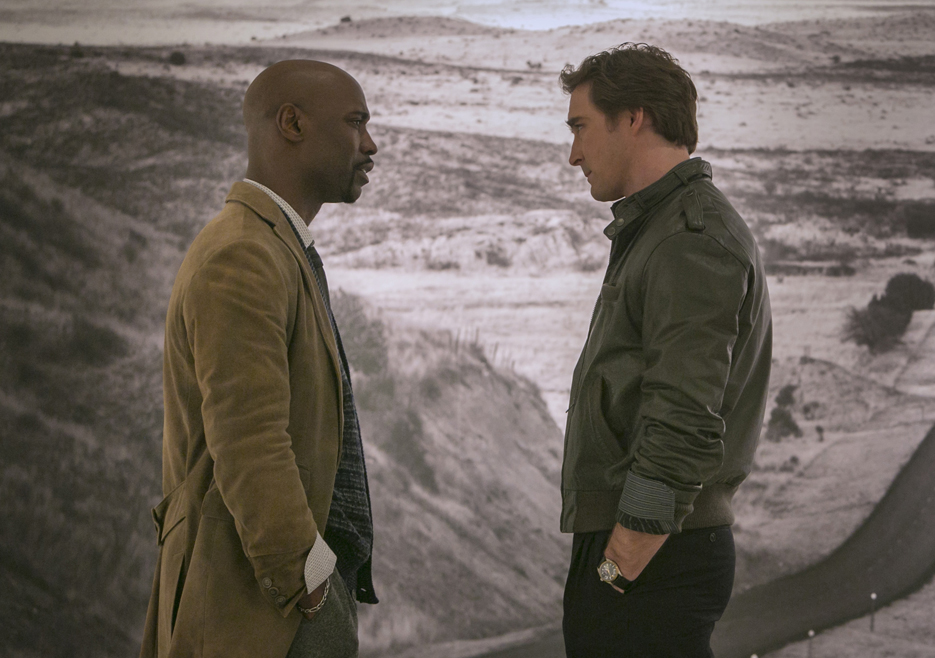 Halt and Catch Fire: D.B. Woodside e Lee Pace nell'episodio Giant