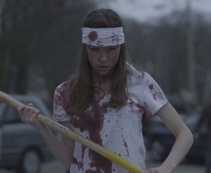 Una battagliera Michelle Mylett nel film Antisocial