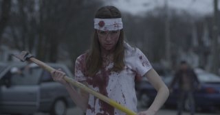 Una battagliera Michelle Mylett nel film Antisocial
