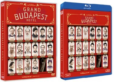 Le cover homevideo di Grand Budapest Hotel