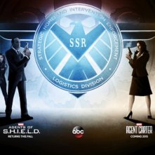 Comic-Con poster che anticipa il crossover tra Agents of S.H.I.E.L.D. e Agent Carter