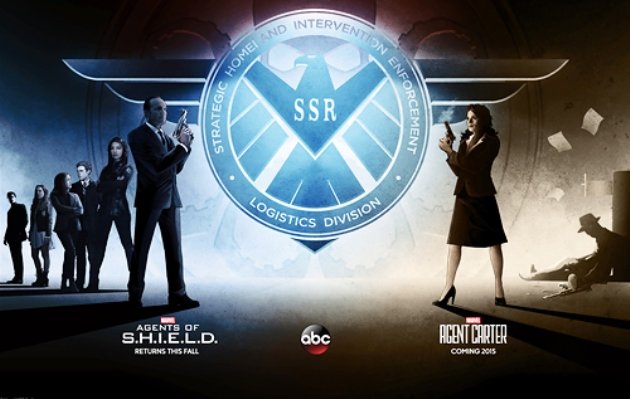 Comic-Con poster che anticipa il crossover tra Agents of S.H.I.E.L.D. e Agent Carter