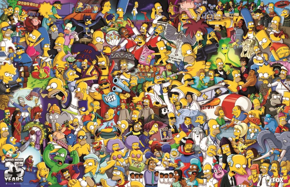 I Simpson: un wallpaper per celebrare i 25 anni della serie