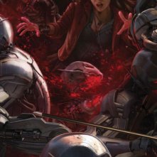 Avengers: Age of Ultron - Il San Diego Comic-Con concept art poster di Scarlet Witch