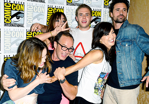 Comic-Con 2014: Ming-Na Wen, Brett Dalton, Chloe Bennet, Iain de Caestecker, Elizabeth Henstridge in un'immagine