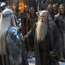 Lo Hobbit: La Battaglia delle Cinque Armate - Ian McKellen nei panni di Gandalf in una scena del film