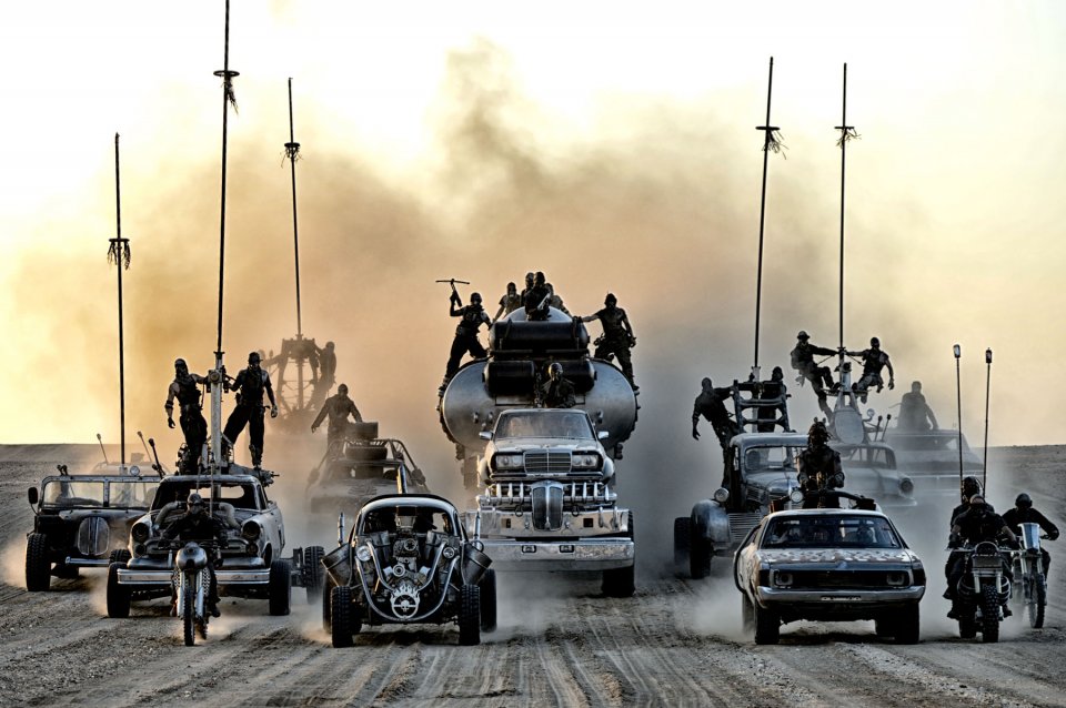 Una scena di Mad Max: Fury Road