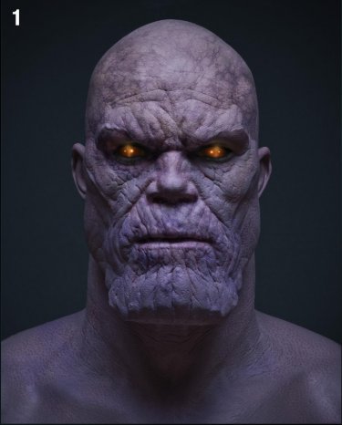 The Avengers, un concept art per Thanos