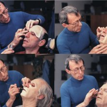 Dick Smith sul set di Amadeus