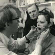 Dick Smith con Linda Blair sul set de L'esorcista