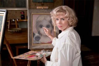 Big Eyes: Amy Adams all'opera nel suo studio