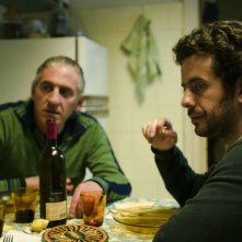 Perfidia: Alessandro Gazale con Stefano Deffenu in un momento del film