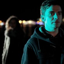 White Nights on the Pier: Pascal Cervo in una scena del film con Astrid Adverbe