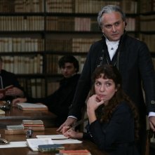 Il giovane favoloso: Isabella Ragonese con Massimo Popolizio in una scena del film